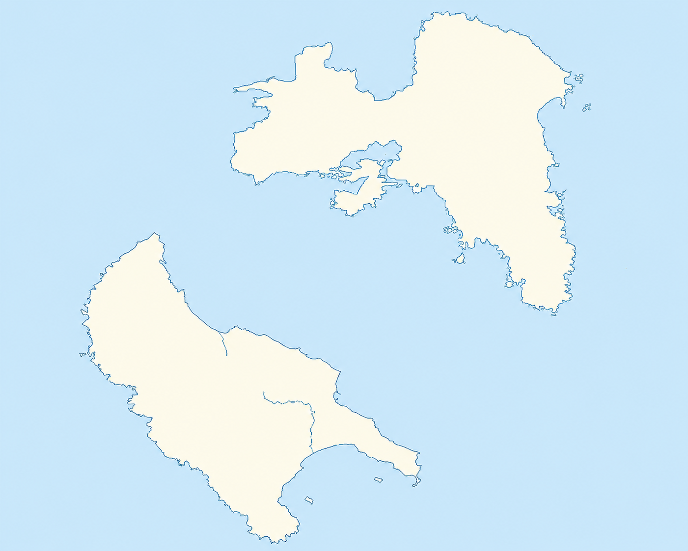 AL Pest Control service area map – Attica and Zakynthos